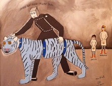 Jako et son tigre par jacques borgé