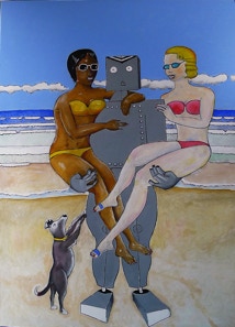 à la plage par jacques borgé